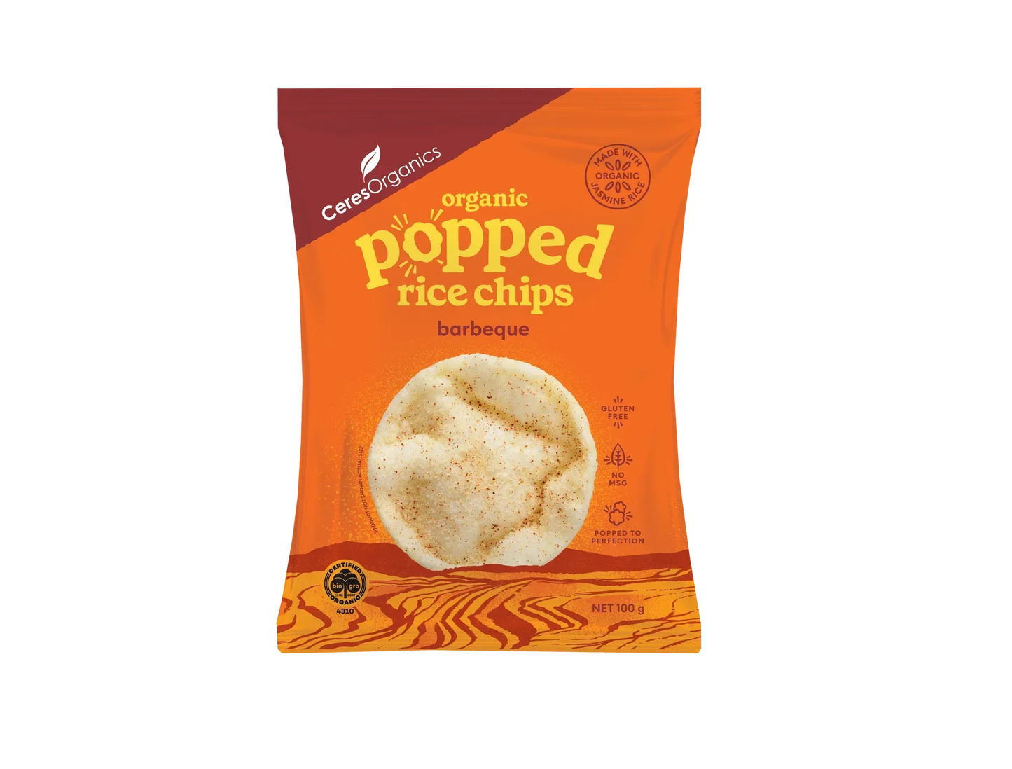 Popped Rice Chips | Barbeque