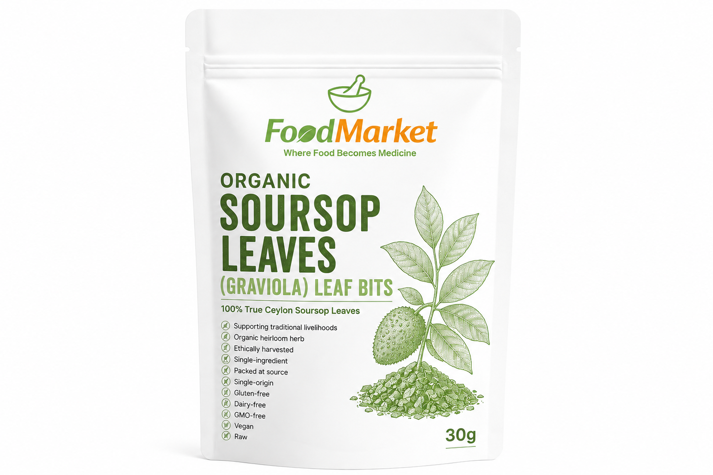 Organic Soursop leaves (Graviola)