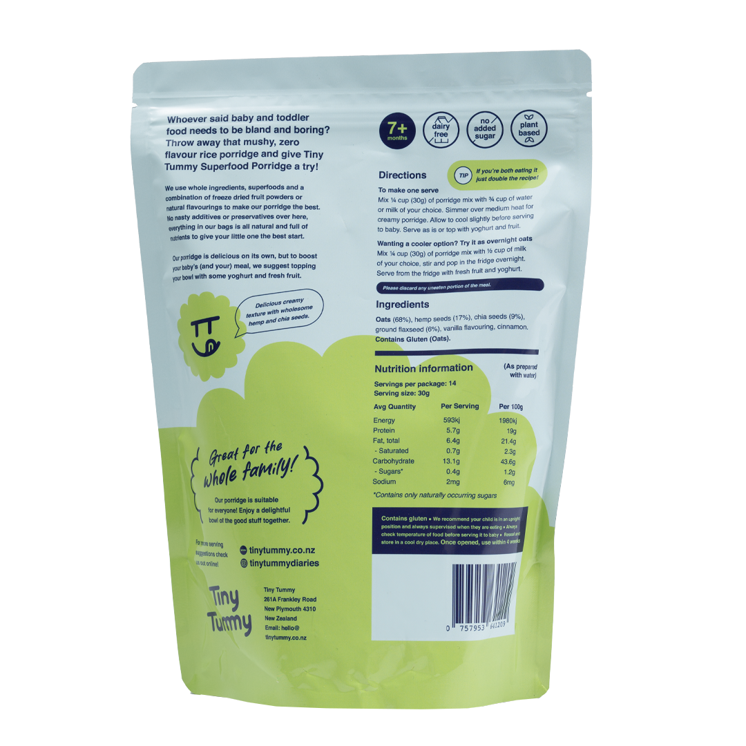 DIY Superfood Porridge Mix | Vanilla