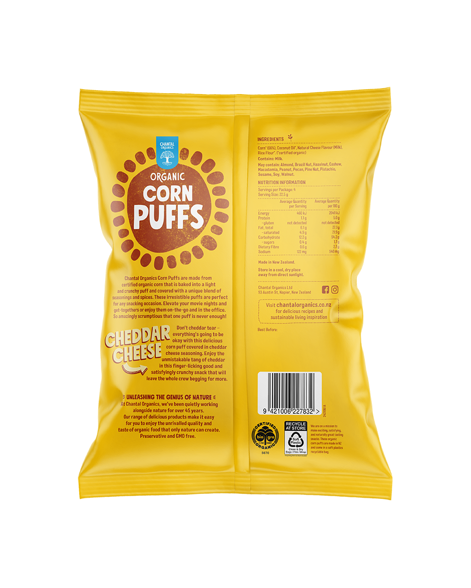 Corn Puffs | Cheddar Cheese