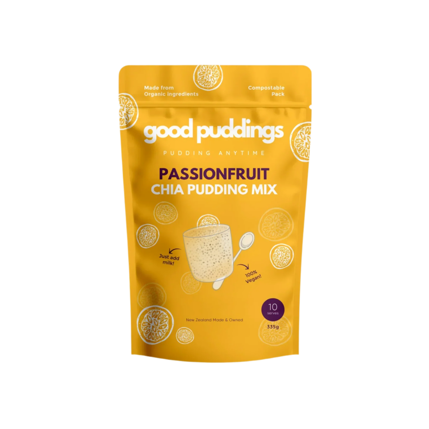 DIY Chia Pudding Mix | Passionfruit