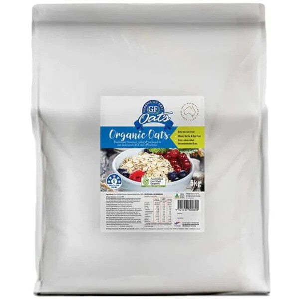 GF Oats Organic Oats *tested nil to gluten contamination* -20Kg