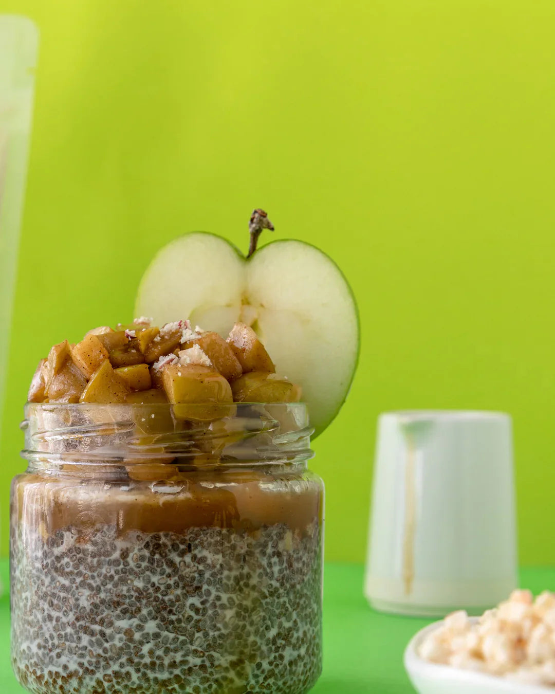 DIY Chia Pudding Mix | Apple Crumble