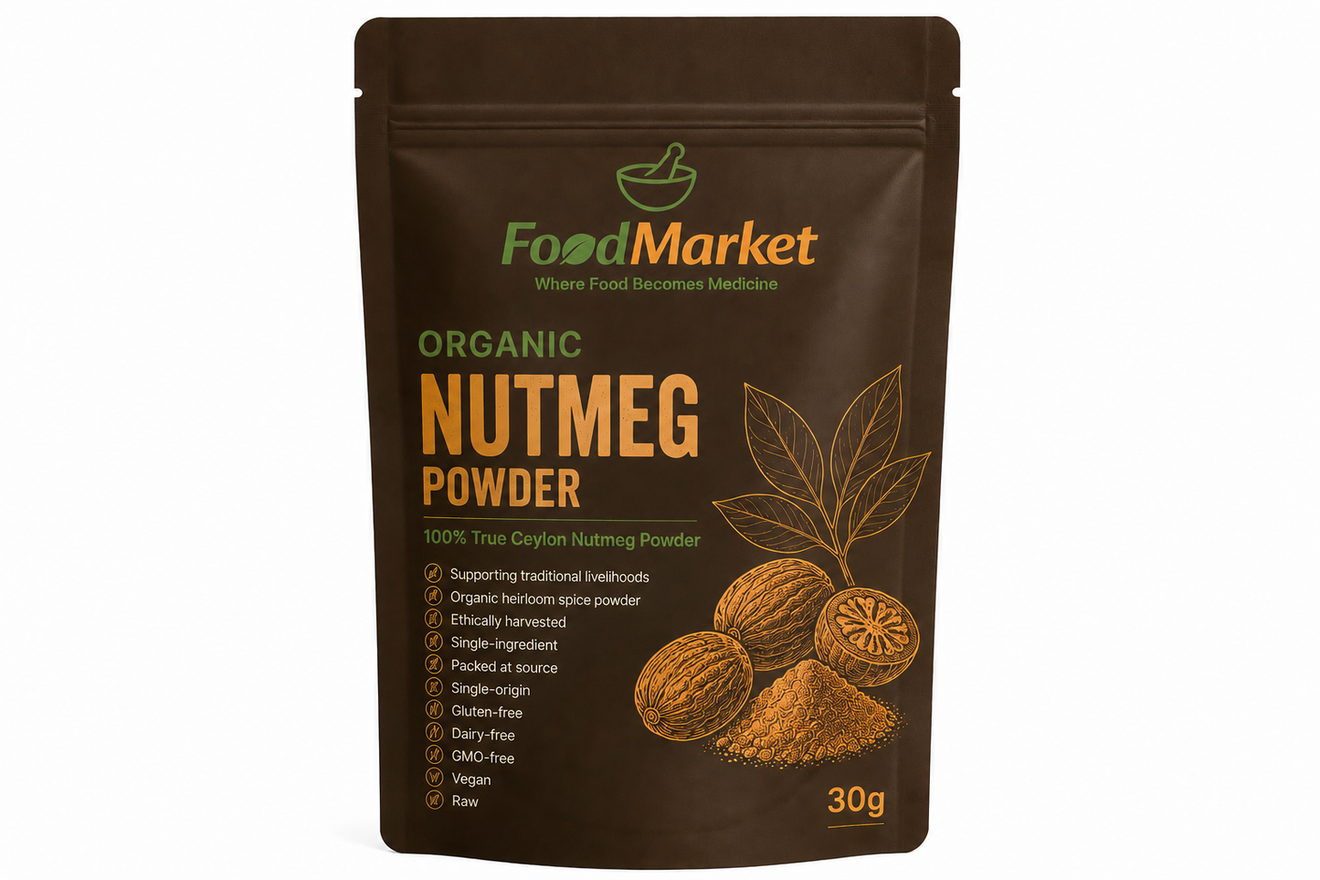 Organic Nutmeg Powder