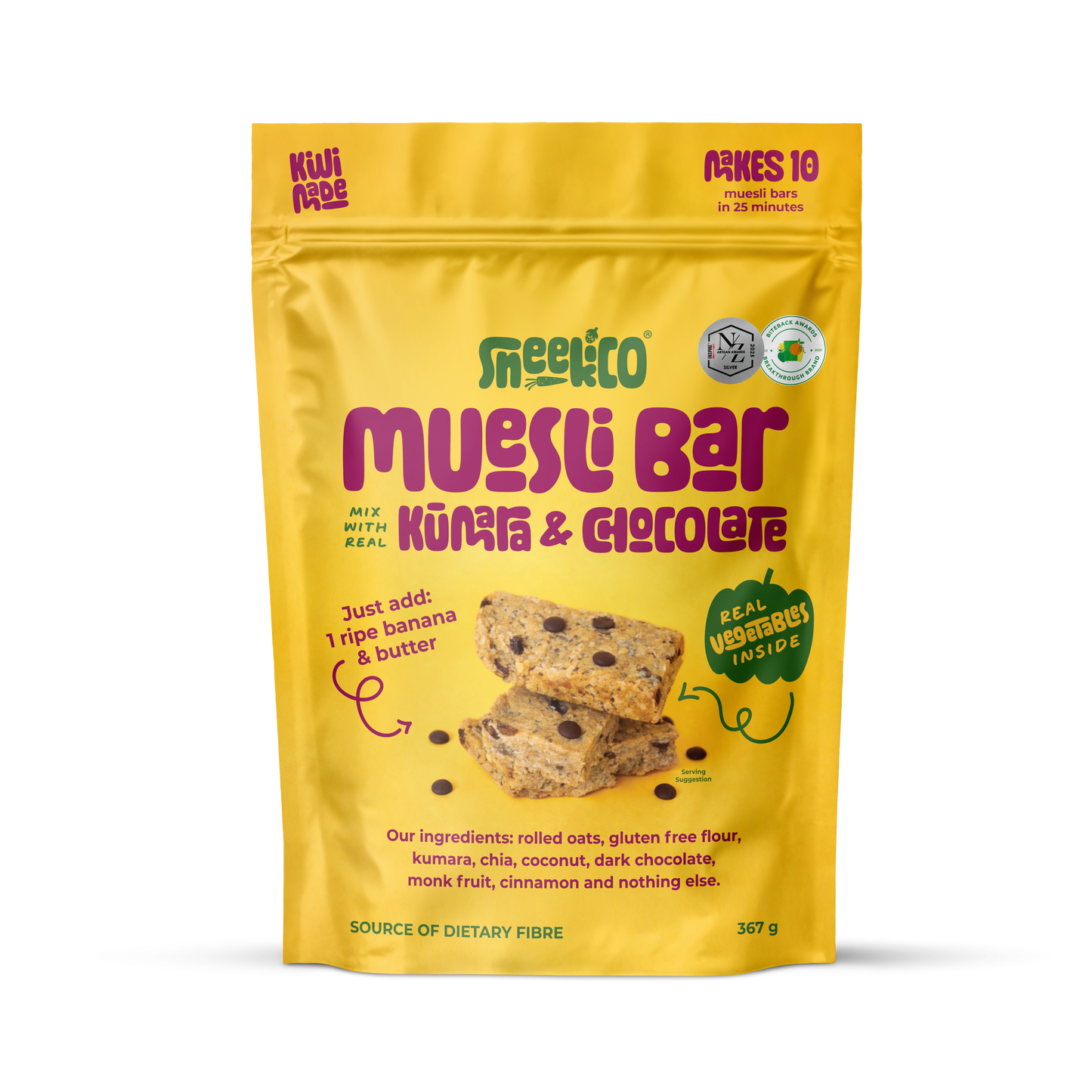DIY Muesli Bar Mix with Real Kumara & Chocolate
