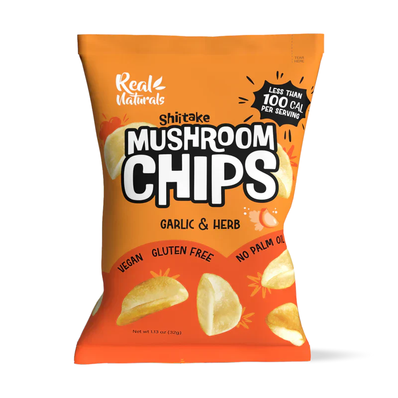 Shiitake Mushroom Chips | Garlic & Herb