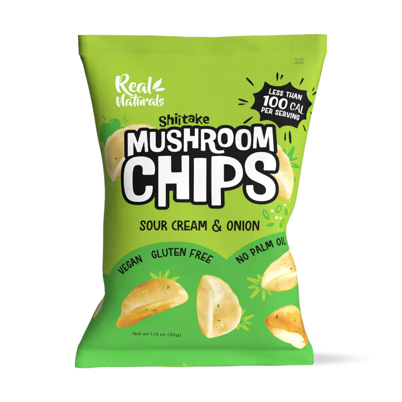 Shiitake Mushroom Chips | Sour Cream & Onion