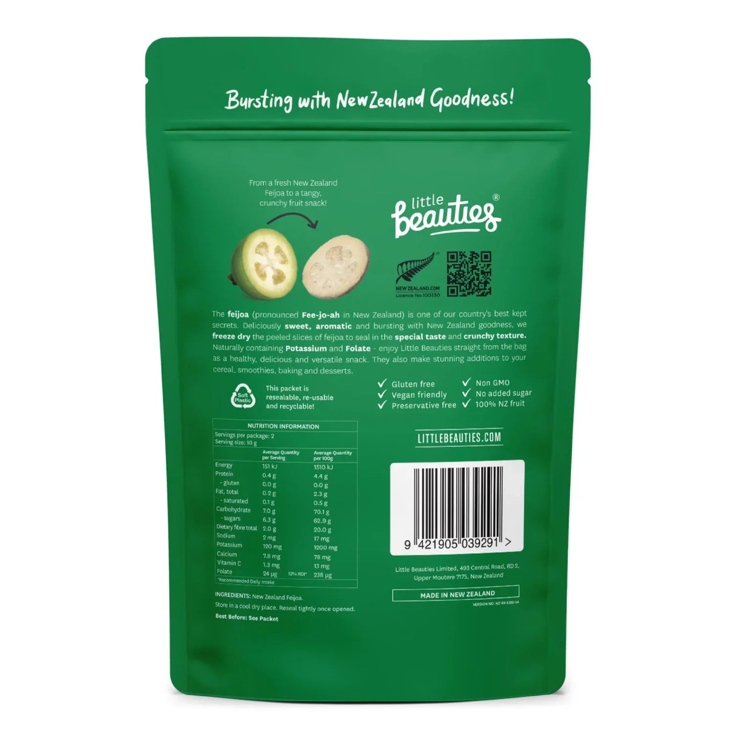 Freeze-Dried Fruit | Crunchy Feijoa Slices