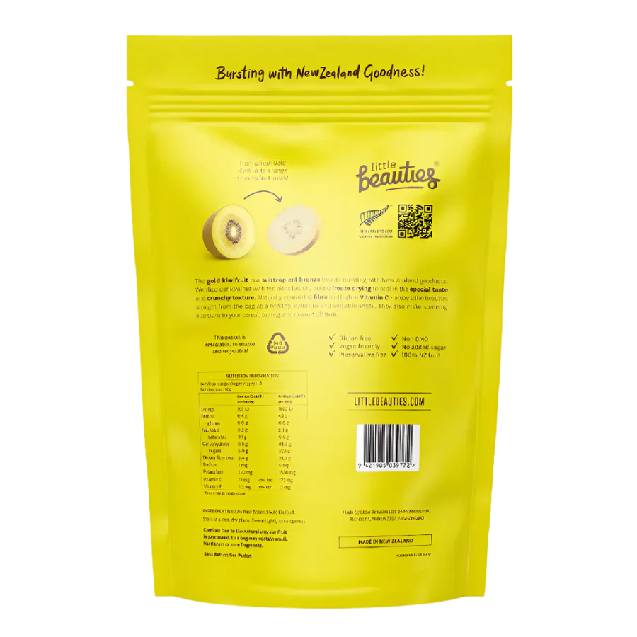 Freeze-Dried Fruit | Crunchy Gold Kiwifruit Slices