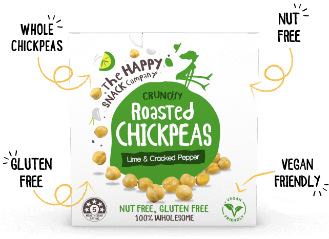 Roasted Chickpeas | Lime & Cracked Pepper