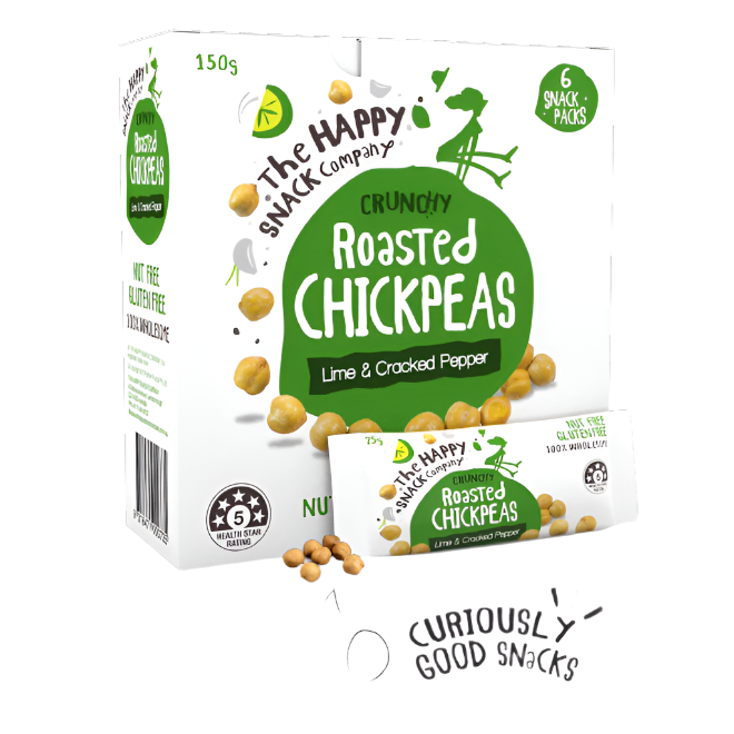 Roasted Chickpeas | Lime & Cracked Pepper