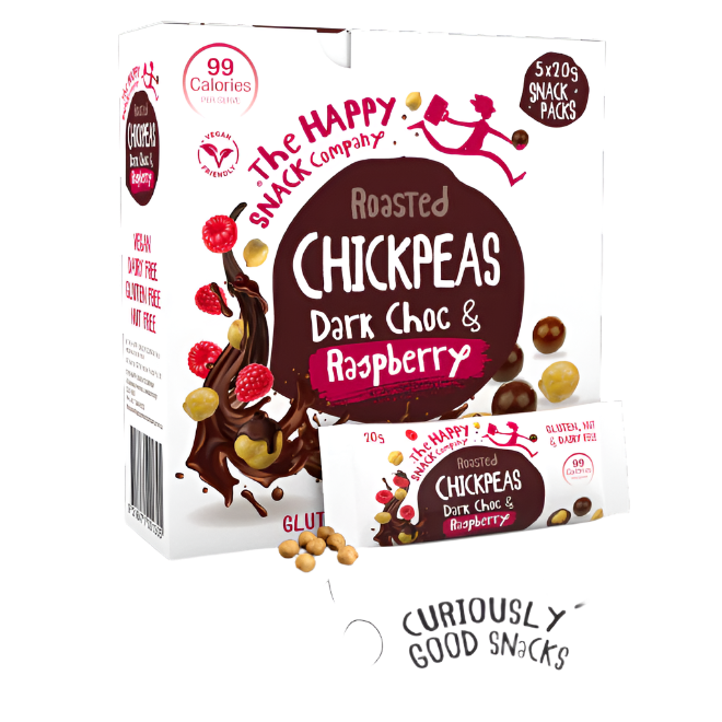 Roasted Chickpeas | Dark Chocolate & Raspberry