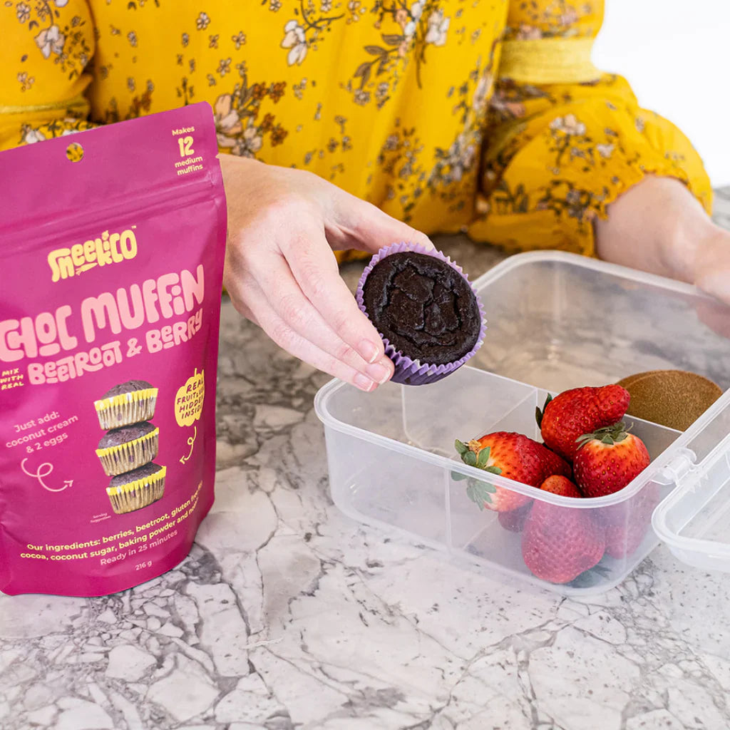 DIY Choc Muffin Mix With Real Beetroot And Berries