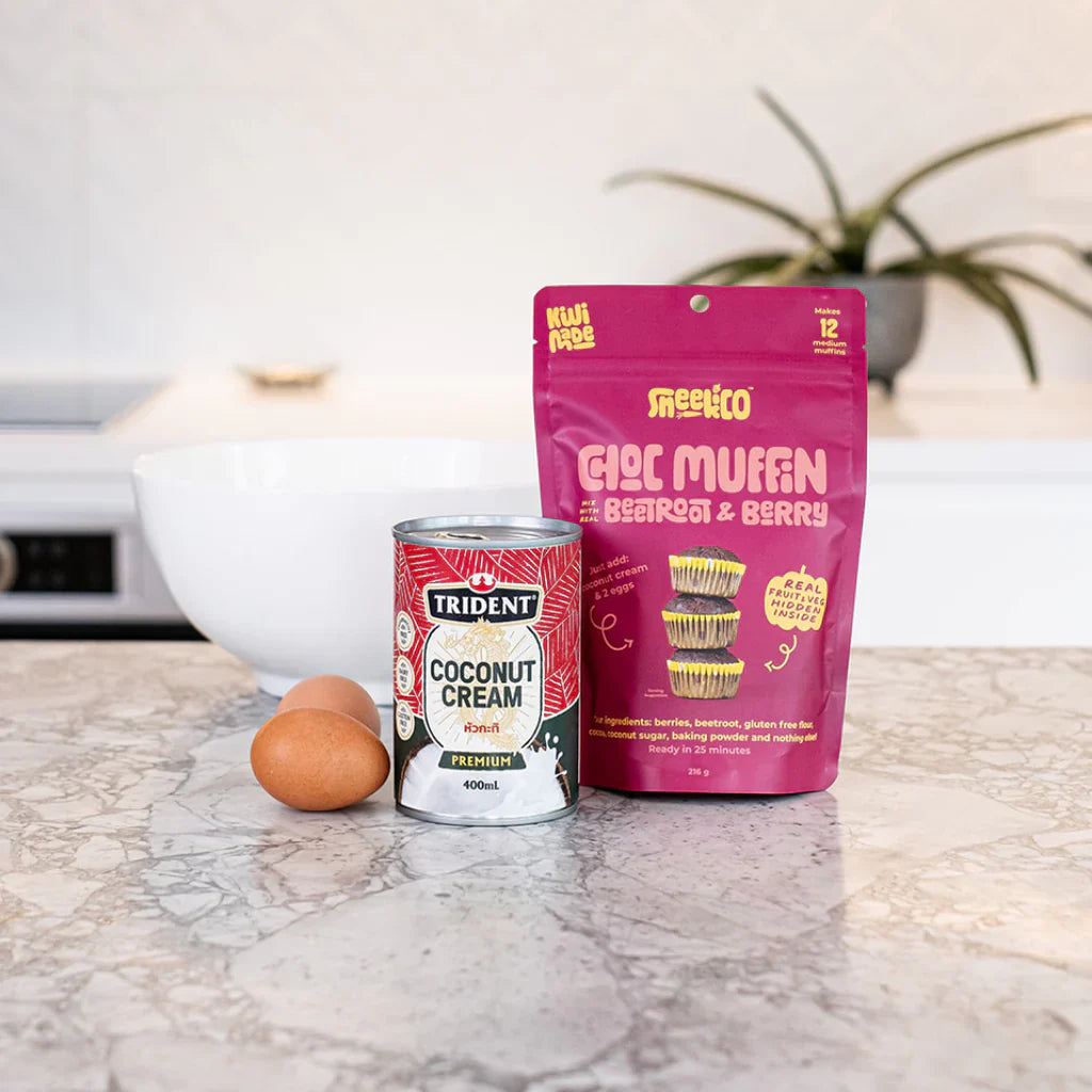 DIY Choc Muffin Mix With Real Beetroot And Berries